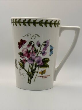 Portmeirion Botanic Garden Sweet Pea and Laurel Leaf Mug.